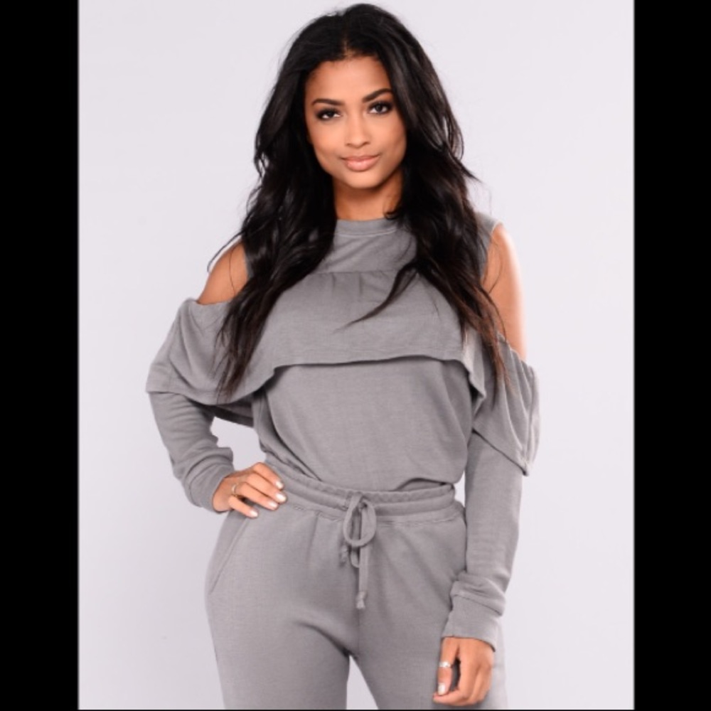 Cold Shoulder Knit Top